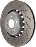 Front Left STOPTECH Cross Drilled Brake Rotor BMW 128.34148