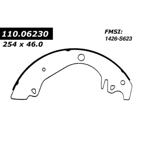 Centric Brake Shoes 1980 - 1989 Peugeot 111.06230