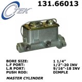 C-Tek Brake Master Cylinder Chevrolet 131.66013
