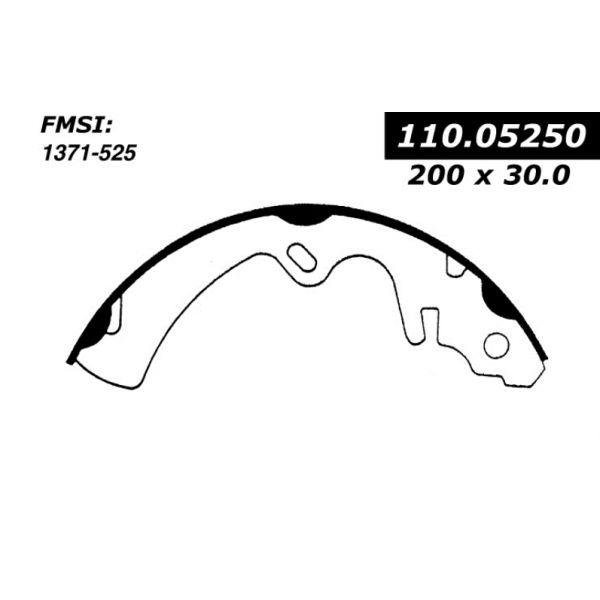 Centric Brake Shoes 1975 - 1985 Mazda 111.05250