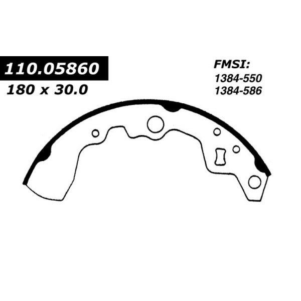 Centric Brake Shoes 1985 - 1988 Chevrolet 111.05860