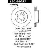 Front C-Tek Brake Rotor GM CHEVY Tahoe 121.66057