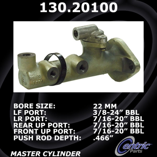 Centric Brake Master Cylinder Jaguar 130.20100 [130.20100] 745.00
